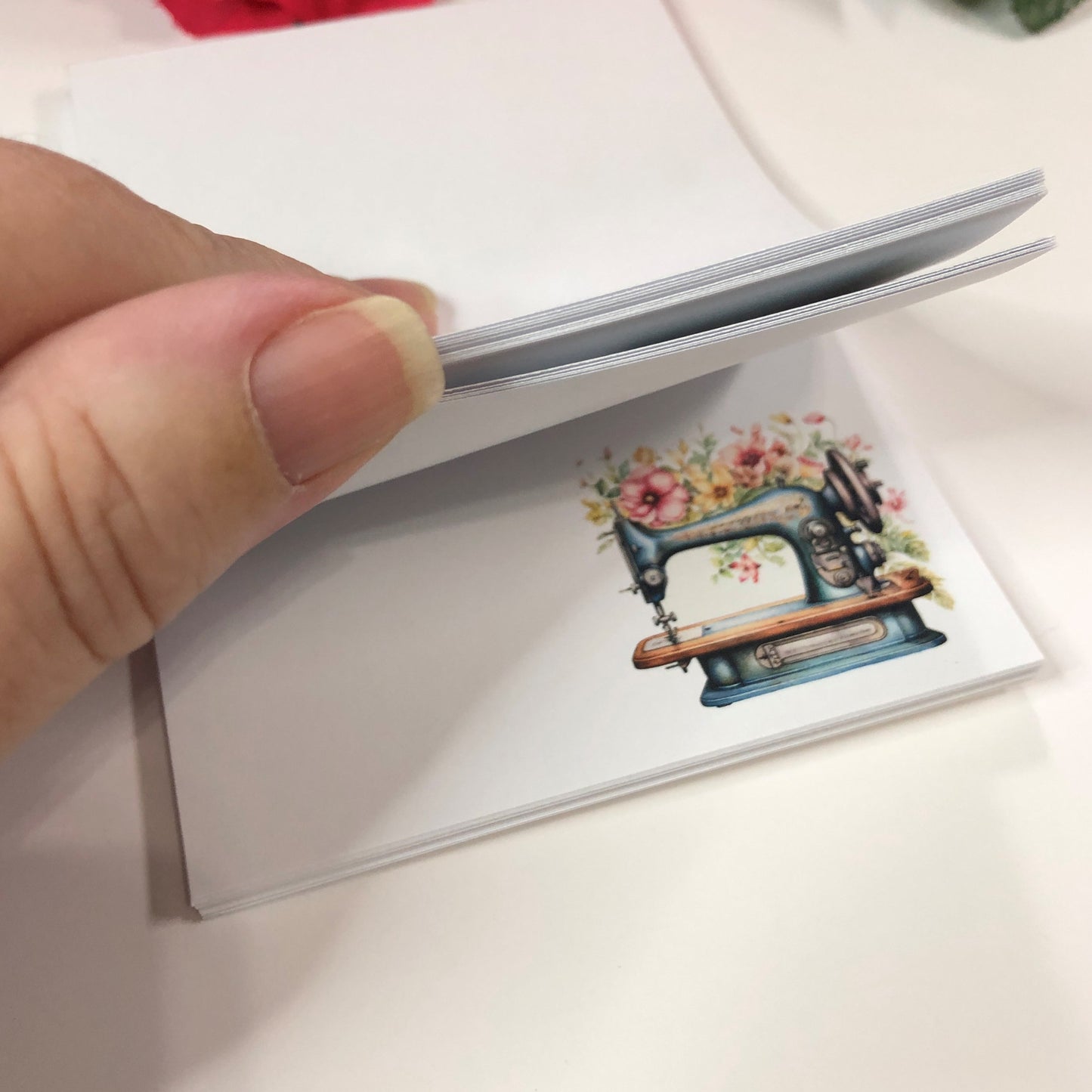 Vintage Sewing Machine Notepad
