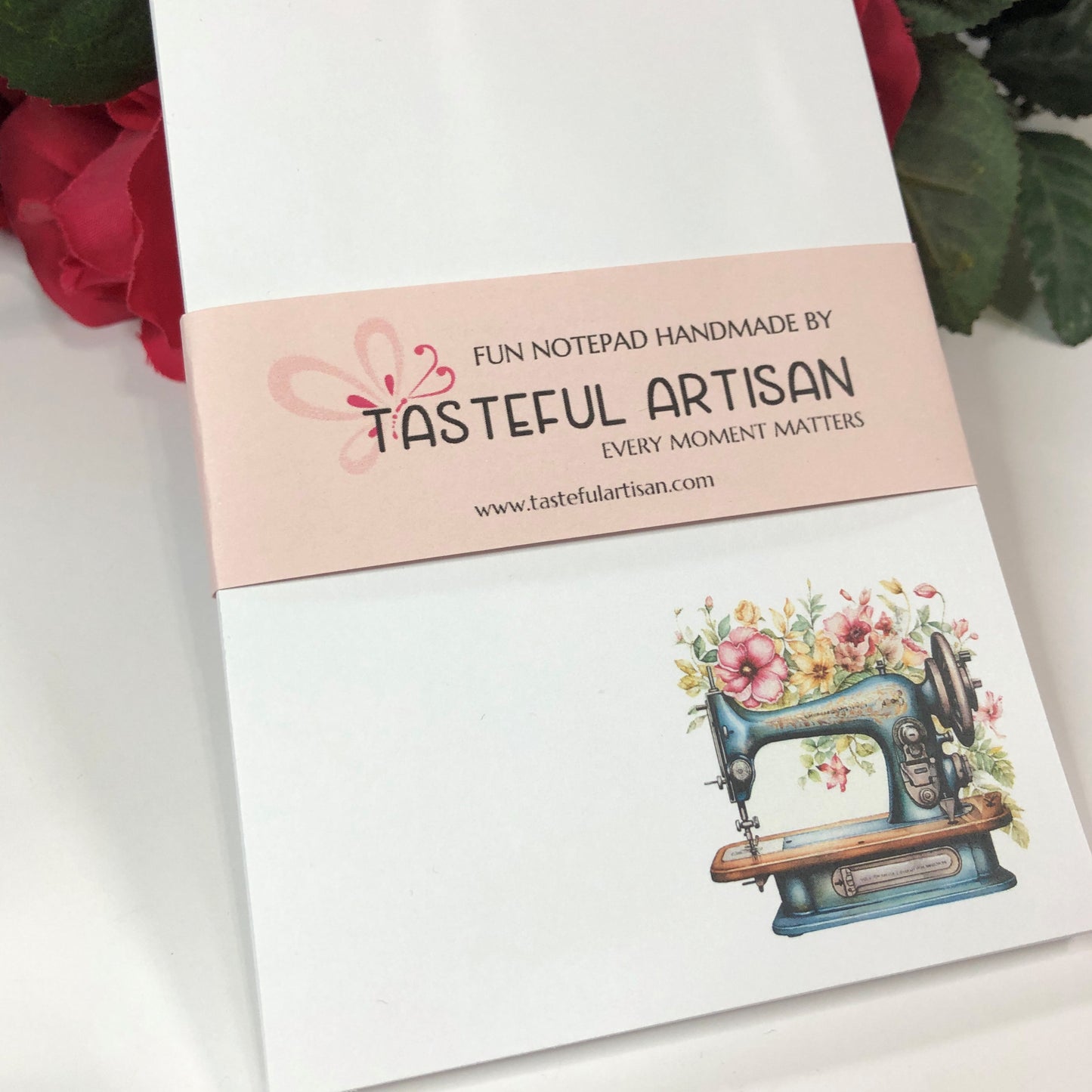 Vintage Sewing Machine Notepad