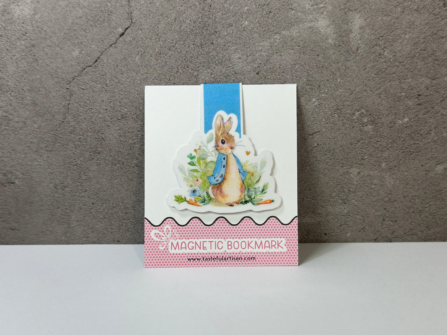 Peter Rabbit Bunny Blue Jacket Magnetic Bookmark