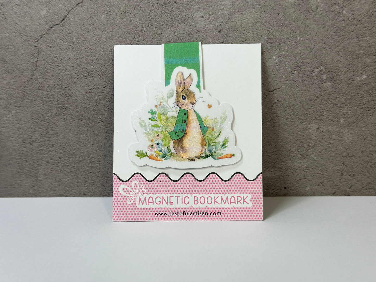 Peter Rabbit Bunny Green Jacket Magnetic Bookmark