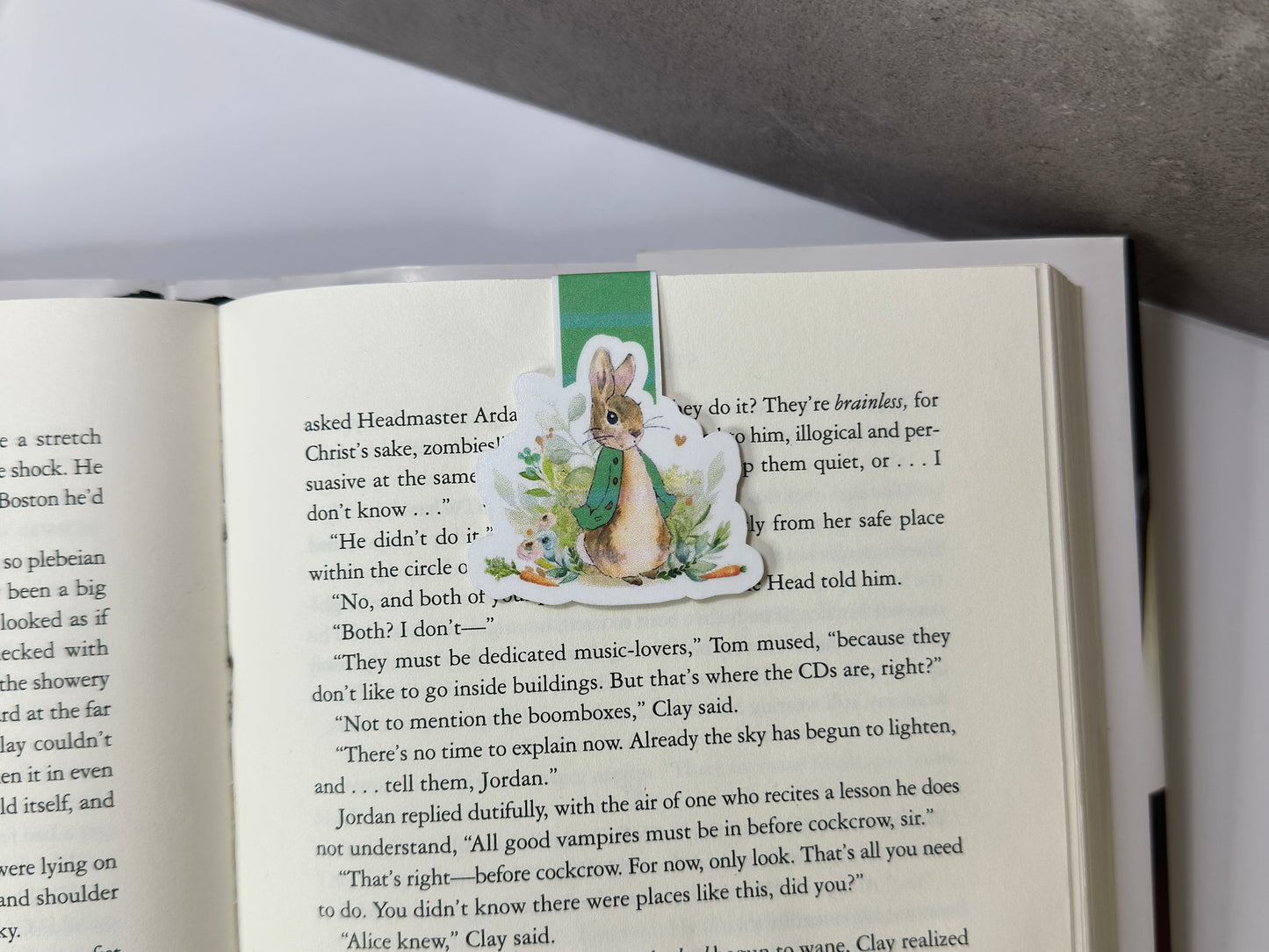 Peter Rabbit Bunny Green Jacket Magnetic Bookmark