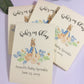 Peter Rabbit Wildflower Seed Packets for Baby Shower