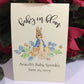 Peter Rabbit Wildflower Seed Packets for Baby Shower