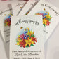 Colorful Hibiscus Butterfly Forget Me Not Seed Packets