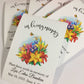 Colorful Hibiscus Butterfly Forget Me Not Seed Packets