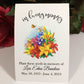 Colorful Hibiscus Butterfly Forget Me Not Seed Packets