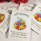 Colorful Hibiscus Butterfly Forget Me Not Seed Packets