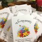 Colorful Hibiscus Butterfly Forget Me Not Seed Packets