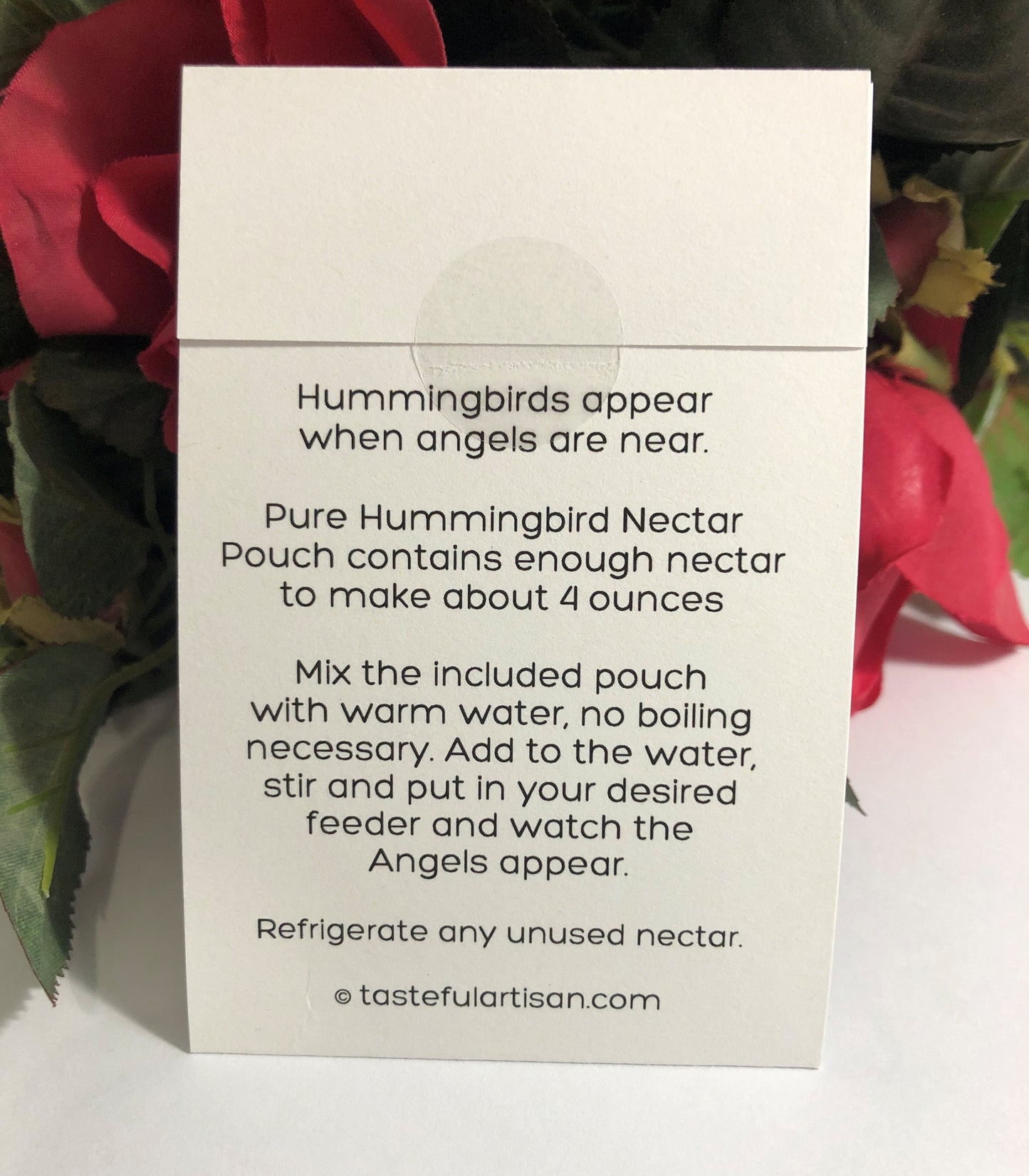 Hummingbird Nectar Funeral Memorial Favor Packets