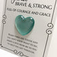 Pocket Hug Thinking of You Gift - Teal Glass Gem