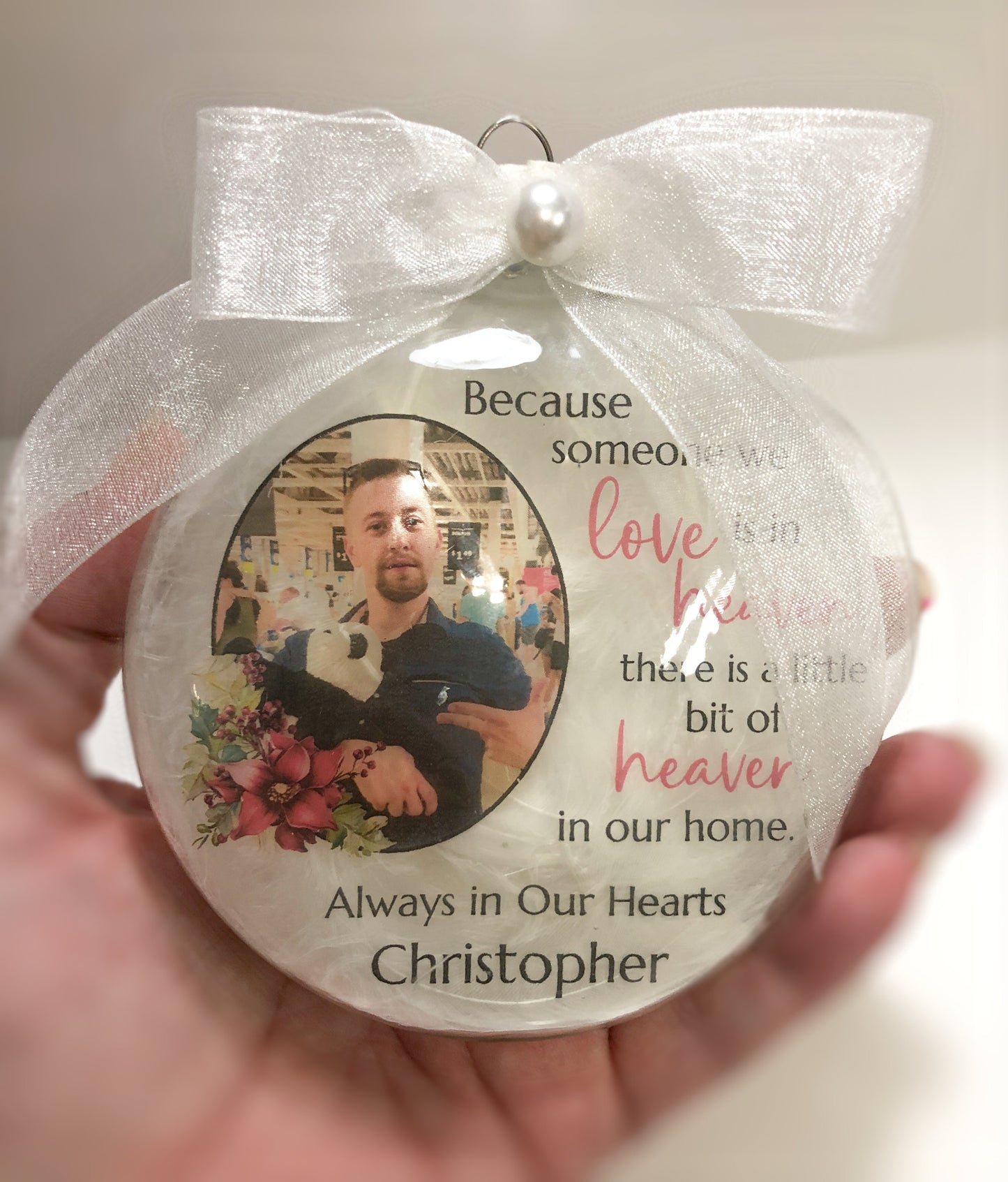 Christmas 2023 Holiday Memorial Keepsake Ornament