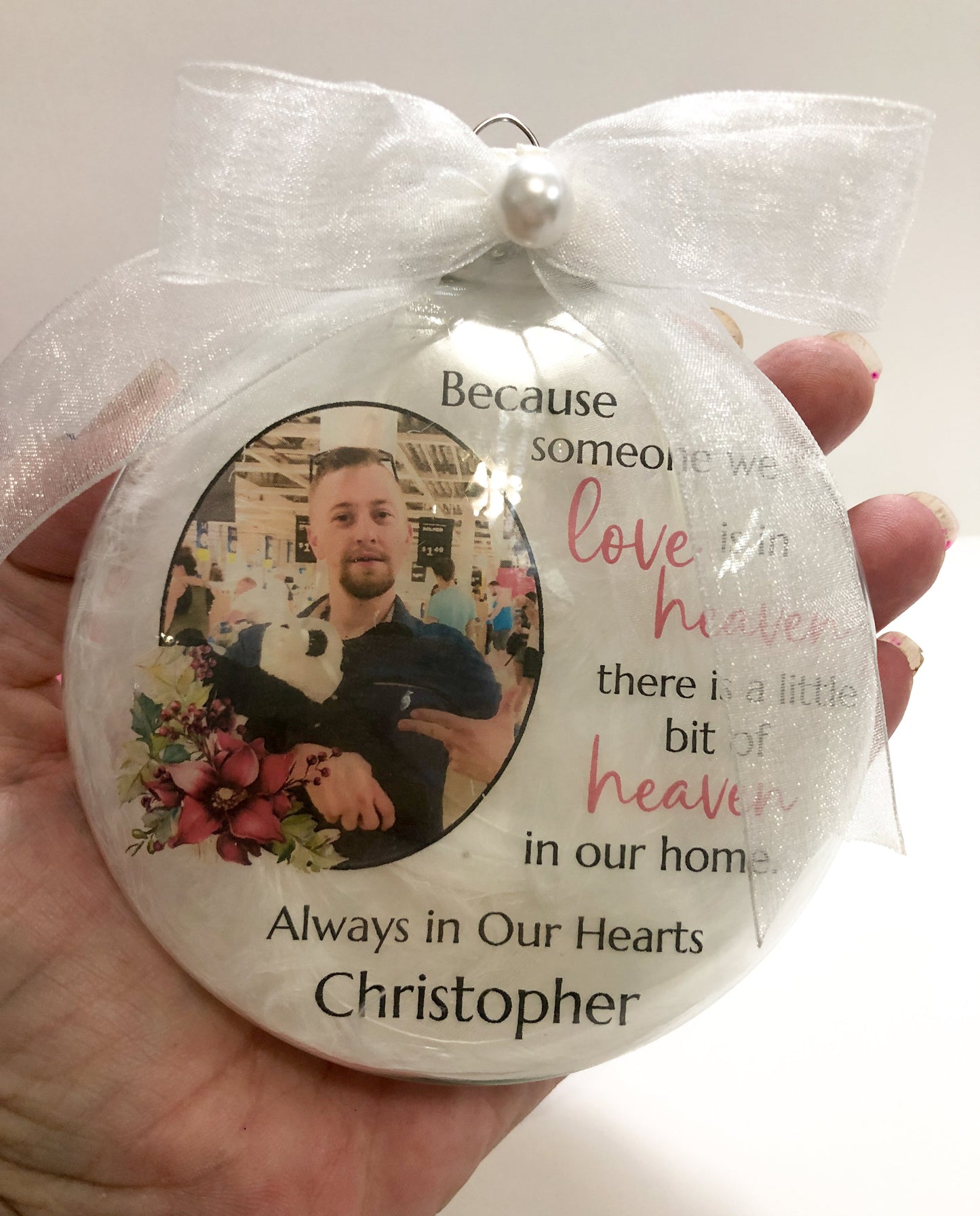 Christmas 2023 Holiday Memorial Keepsake Ornament