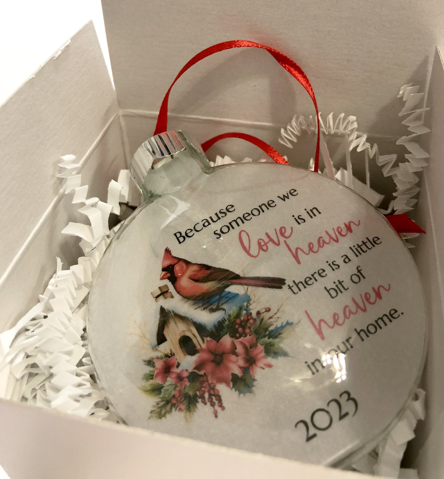 Christmas 2023 Holiday Keepsake Ornament, Cardinal Birdhouse