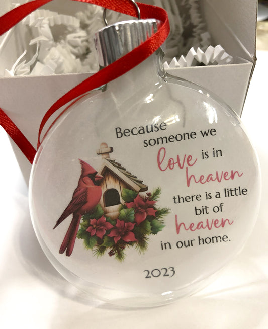 Christmas 2023 Holiday Keepsake Ornament, Cardinal Birdhouse