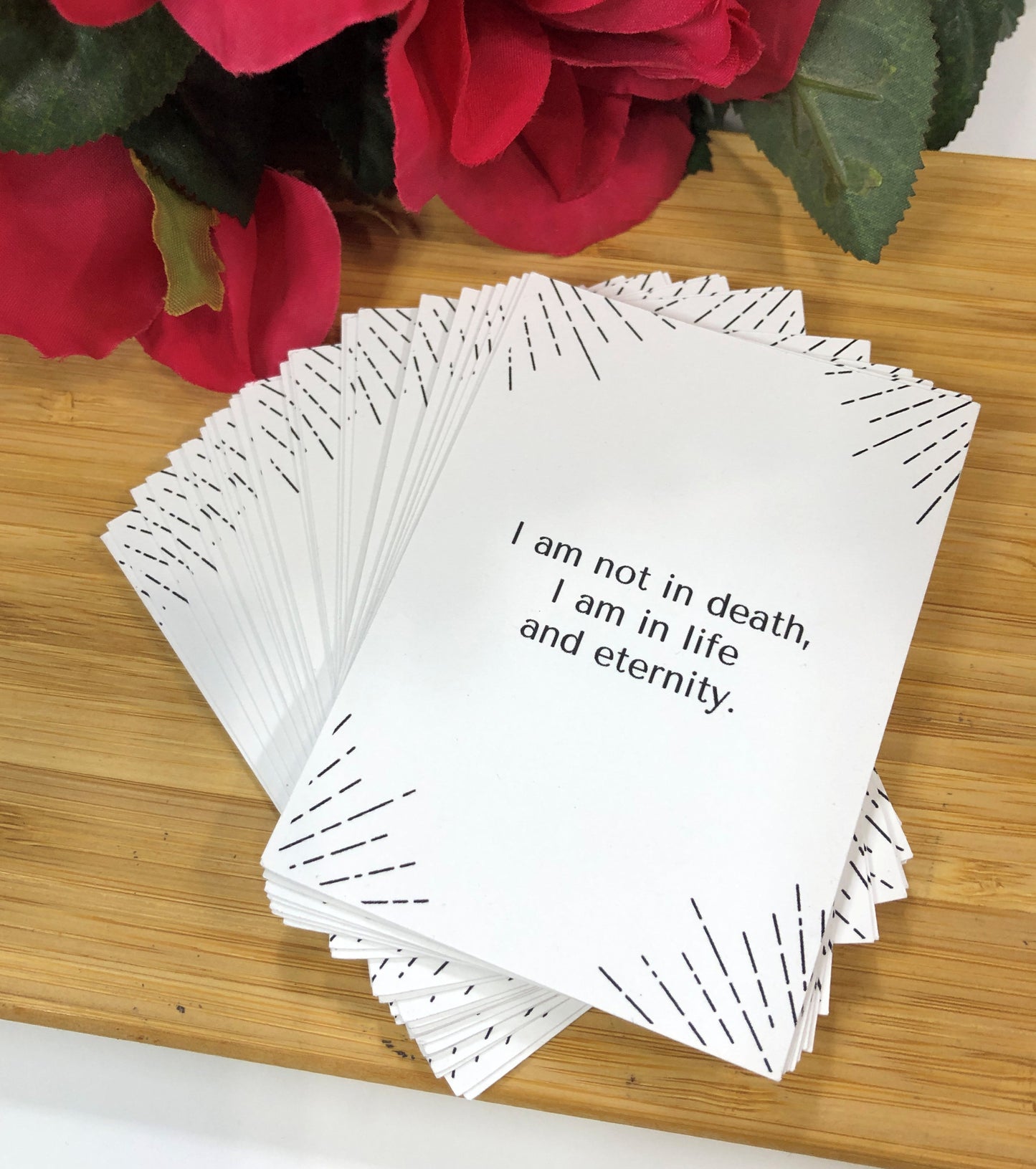 Grief Sympathy Gift Affirmation Deck of Cards, 30 Days of Positive Affirmations