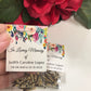 Bold Vivid Memorial Wildflower Funeral Seed Packets