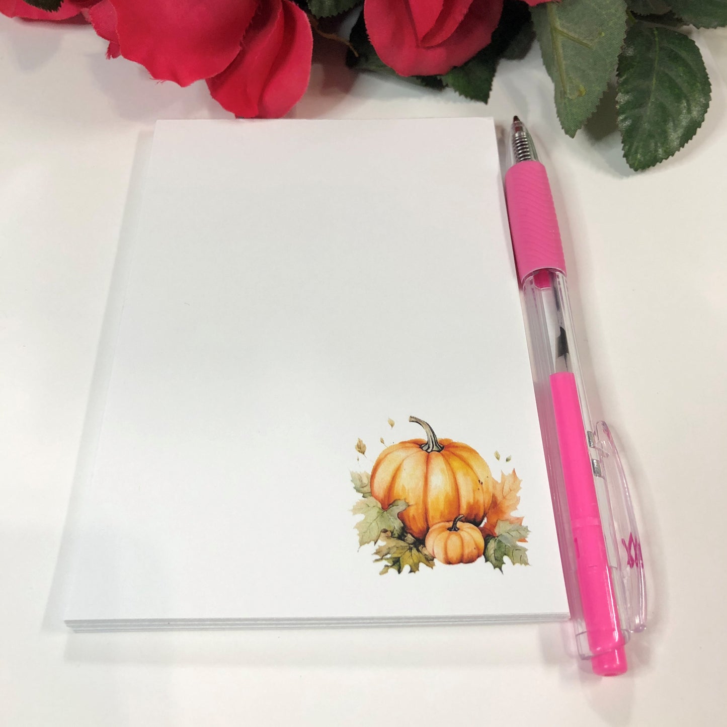 Fall Decoration Pumpkins Notepad