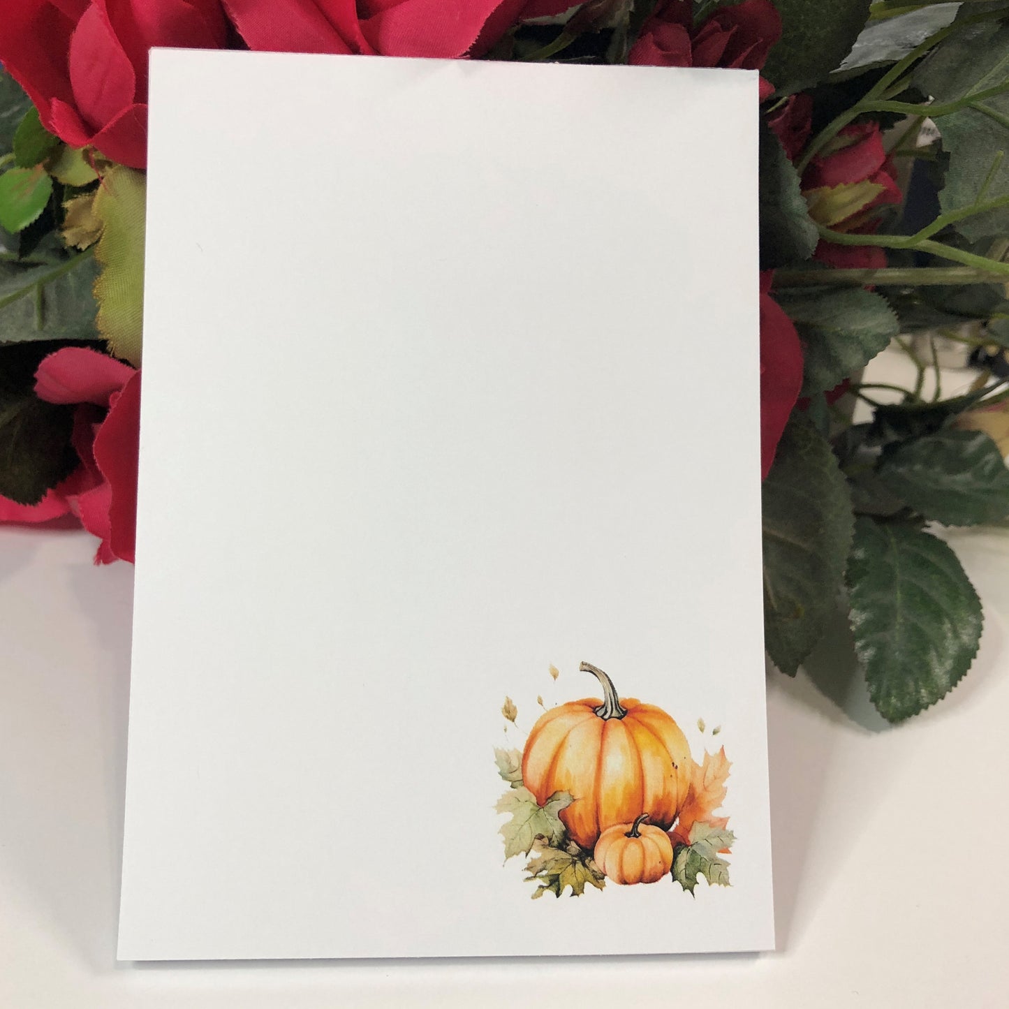 Fall Decoration Pumpkins Notepad