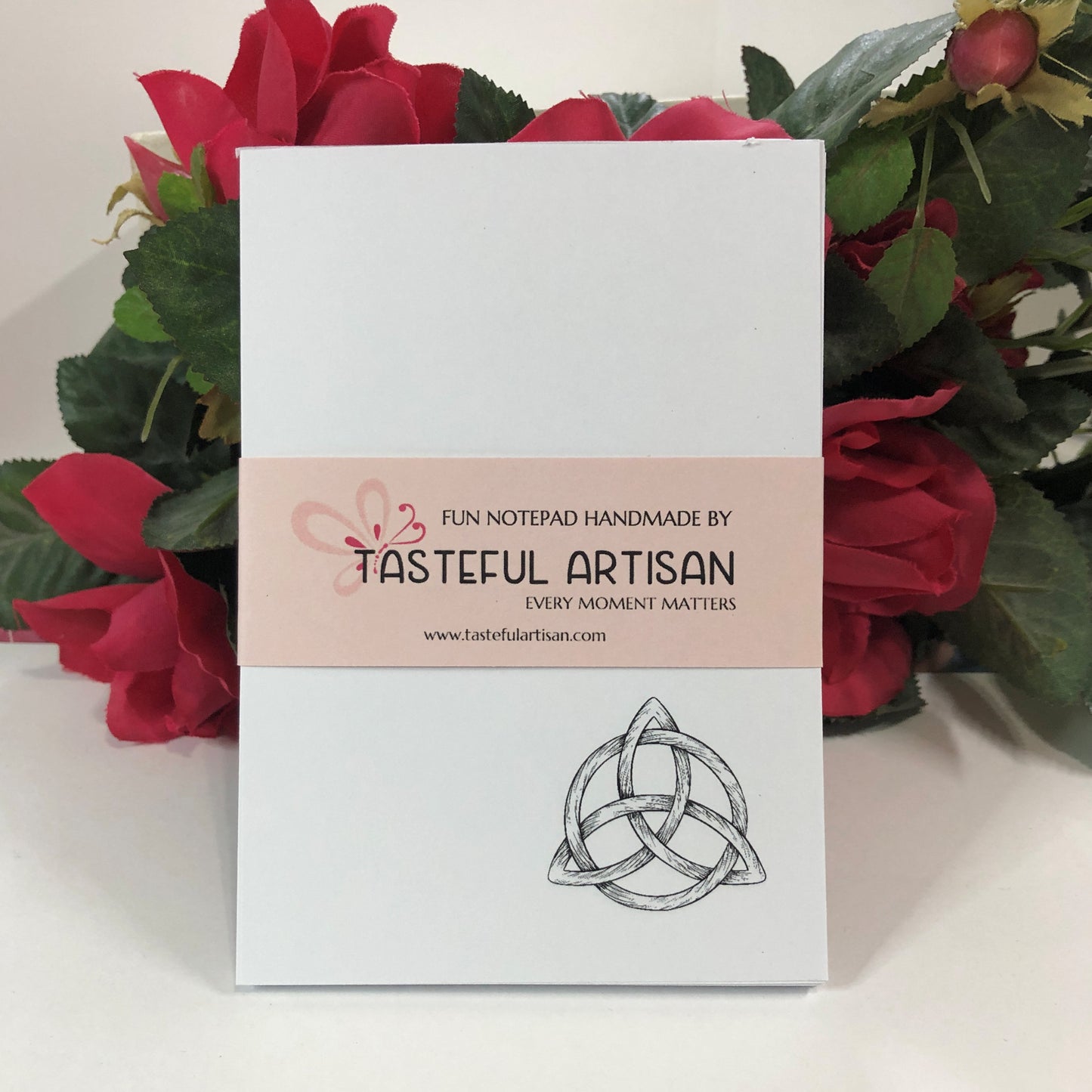 Celtic Triquetra Witchy Notepad