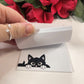 Black Cat Peekaboo Notepad