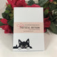 Black Cat Peekaboo Notepad