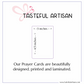 Hummingbird Personalized Memorial Prayer Card