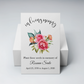 Tropical Floral Memorial Seed Packets, Personalized Funeral Favors