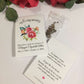 Vibrant Roses Floral Memorial Seed Packets