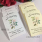 Funeral Favors Forget Me Not, Delicate Blush Rose Memorial Seed Packets