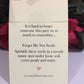 Funeral Favors Forget Me Not, Delicate Blush Rose Memorial Seed Packets