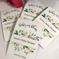 Baby Shower Seed Packet Favors, Peach Peony Greenery Personalized