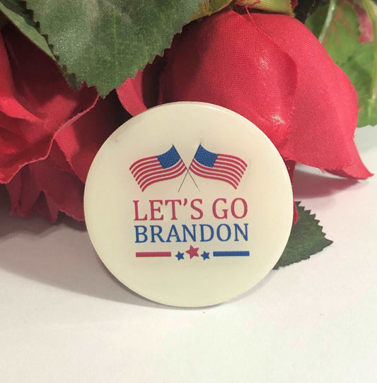 Let's Go Brandon Small Magnet for Office, Desk, Refrigerator Fridge, Fun, Gag Gift