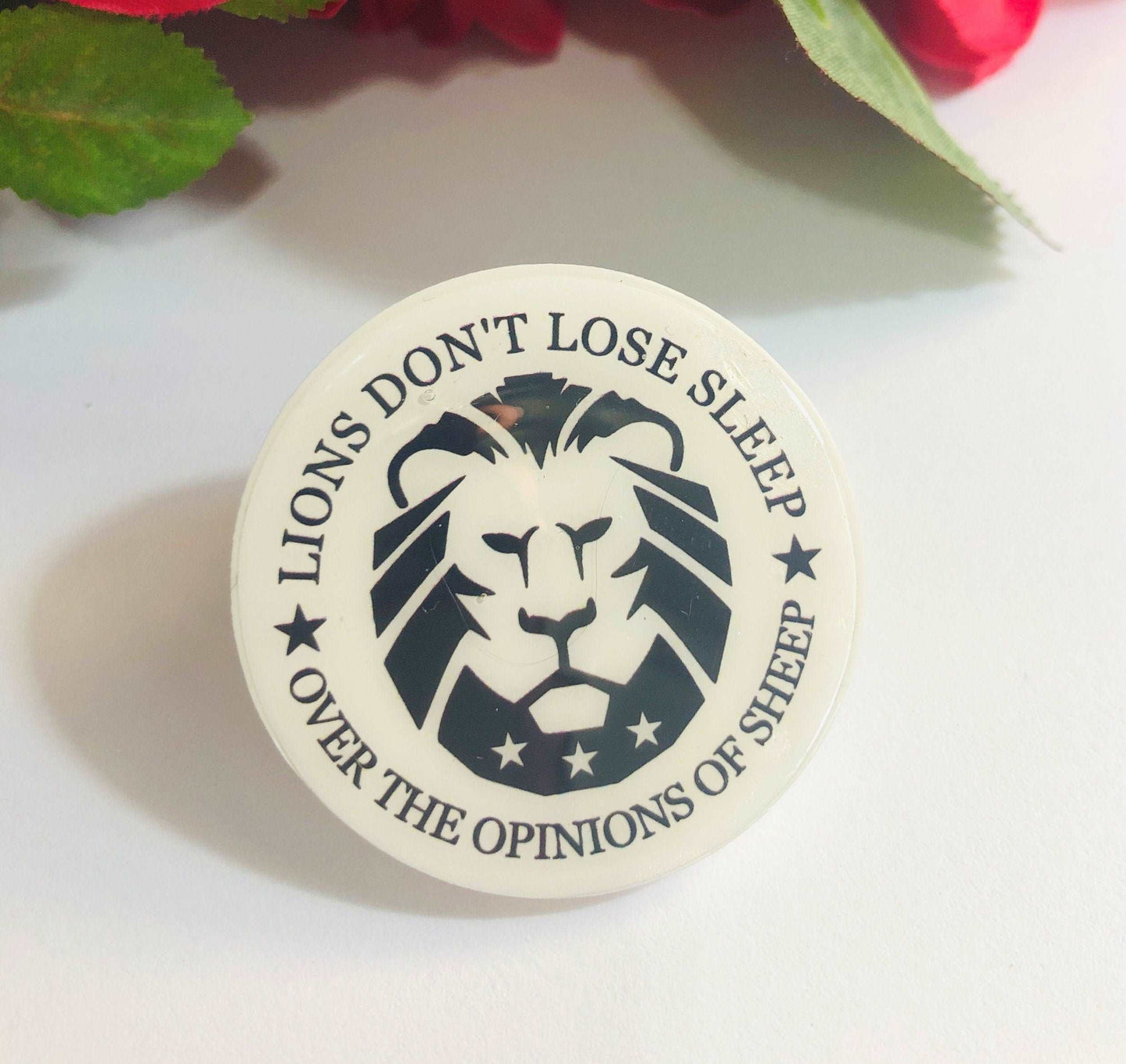 Lions Don't Lose Sleep Over the Opinions of Sheep Small Magnet