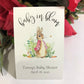 Flopsy Bunny Pink Jacket Peter Rabbit Wildflower Seed Packets for Baby Shower