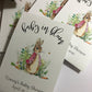 Flopsy Bunny Pink Jacket Peter Rabbit Wildflower Seed Packets for Baby Shower