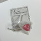 Pocket Hug Thinking of You Gift, Glass Gem Pocket Token, Handpainted Heart, Anxiety, Healing Thoughts, Get Well Gift