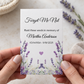 Personalized Funeral Seed Packets, Lavender Memorial Favors, Forget Me Not Seeds