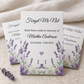 Personalized Funeral Seed Packets, Lavender Memorial Favors, Forget Me Not Seeds