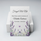 Personalized Funeral Seed Packets, Lavender Memorial Favors, Forget Me Not Seeds