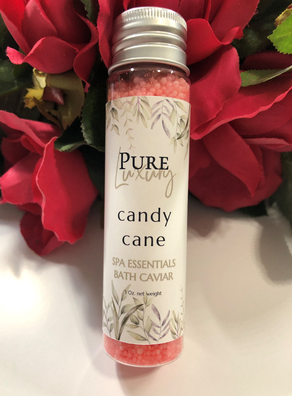 Candy Cane Luxury Bath Salts Caviar