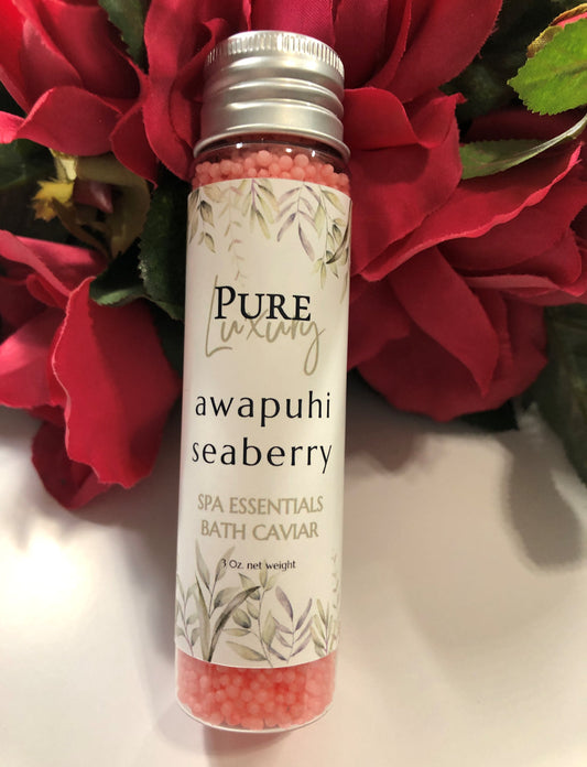 Awapuhi Seaberry Luxury Bath Salts Caviar