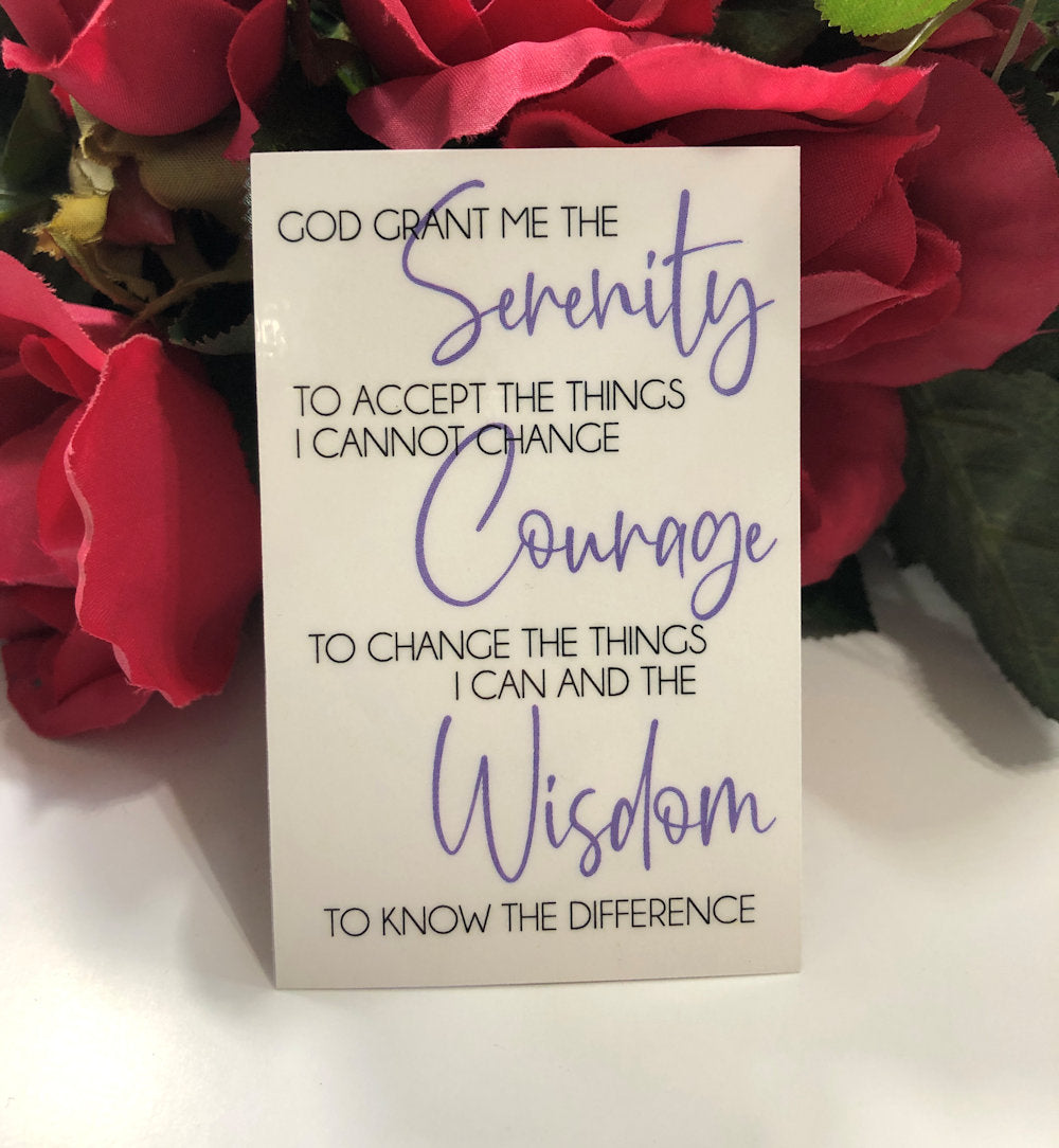 Serenity Prayer Pocket Cards - 6 Pack