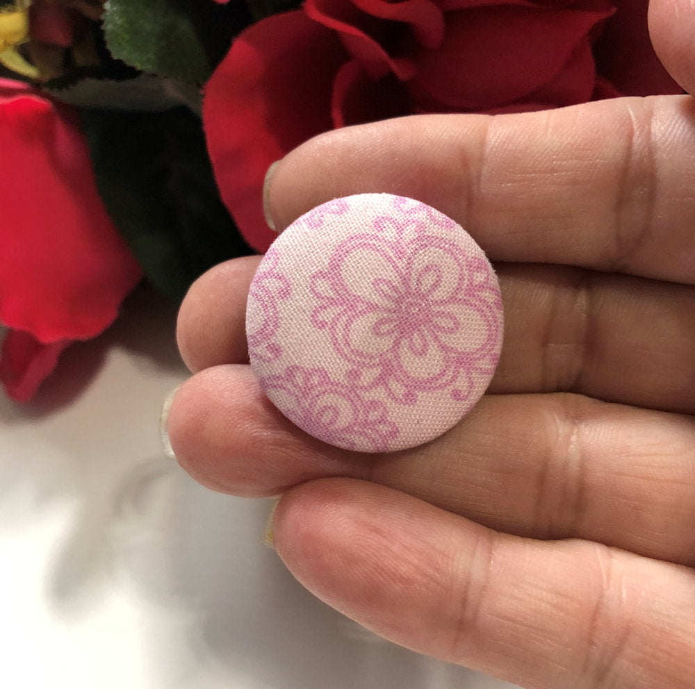 Pastel Pink Flowers Needle Minder