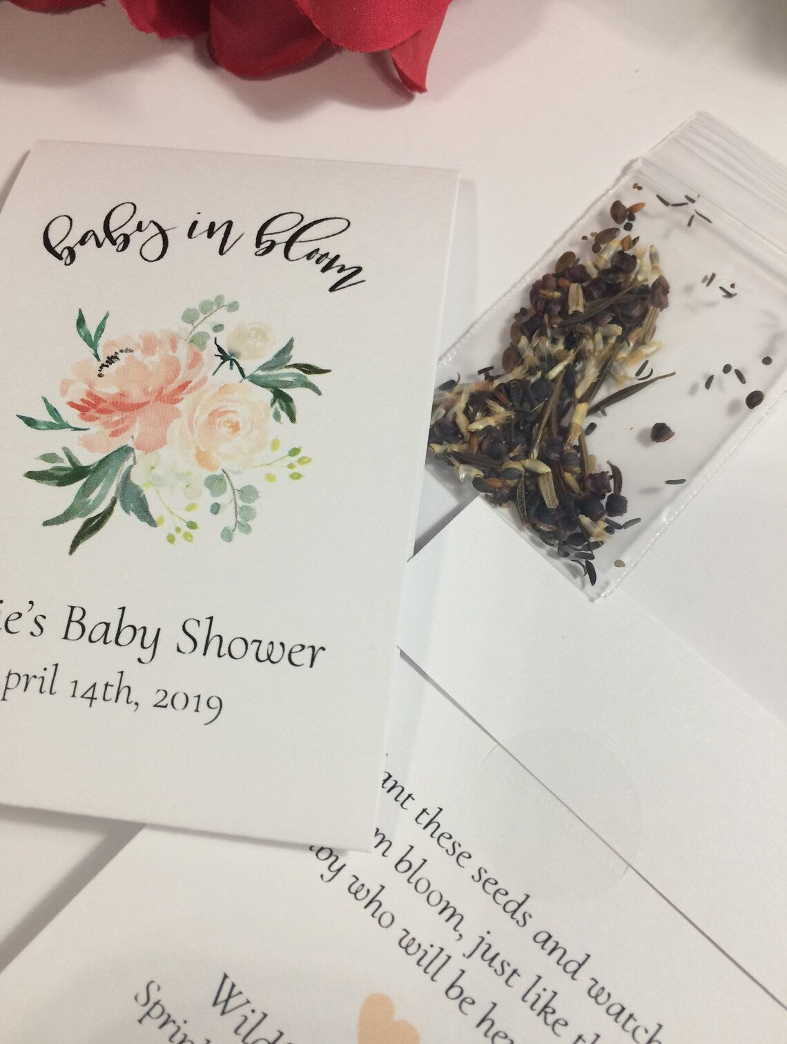 Peter Rabbit Flopsy Bunny Seed Packets Baby Shower – TastefulArtisan